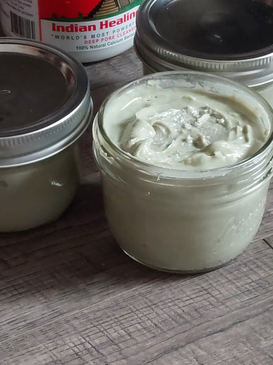 Natural Calcium Bentonite Clay face wash