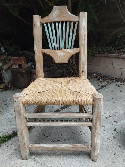 Wooden chair old Californian