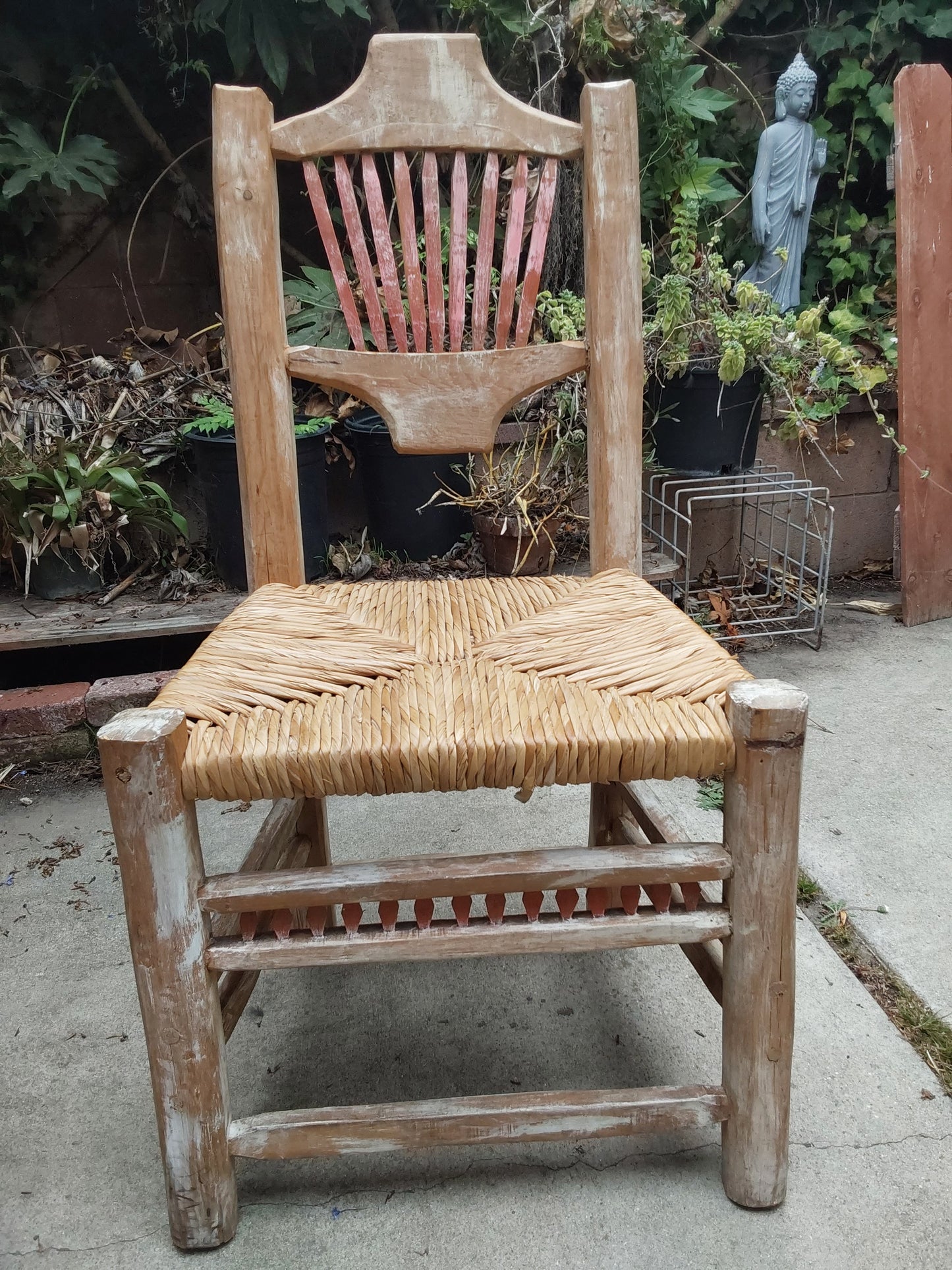 Wooden chair old Californian