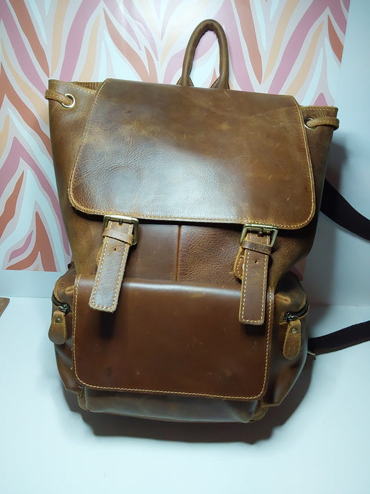 Leather backpack 🎒