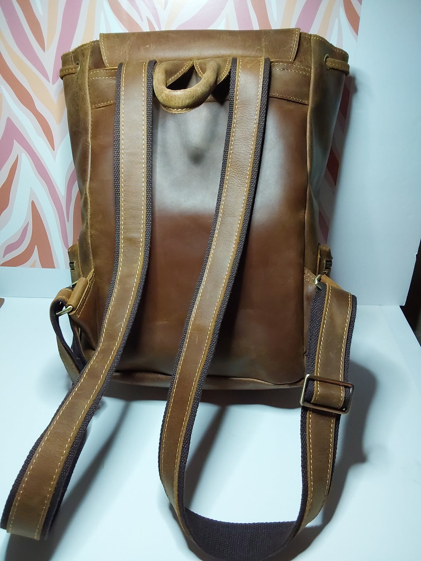 Leather backpack 🎒